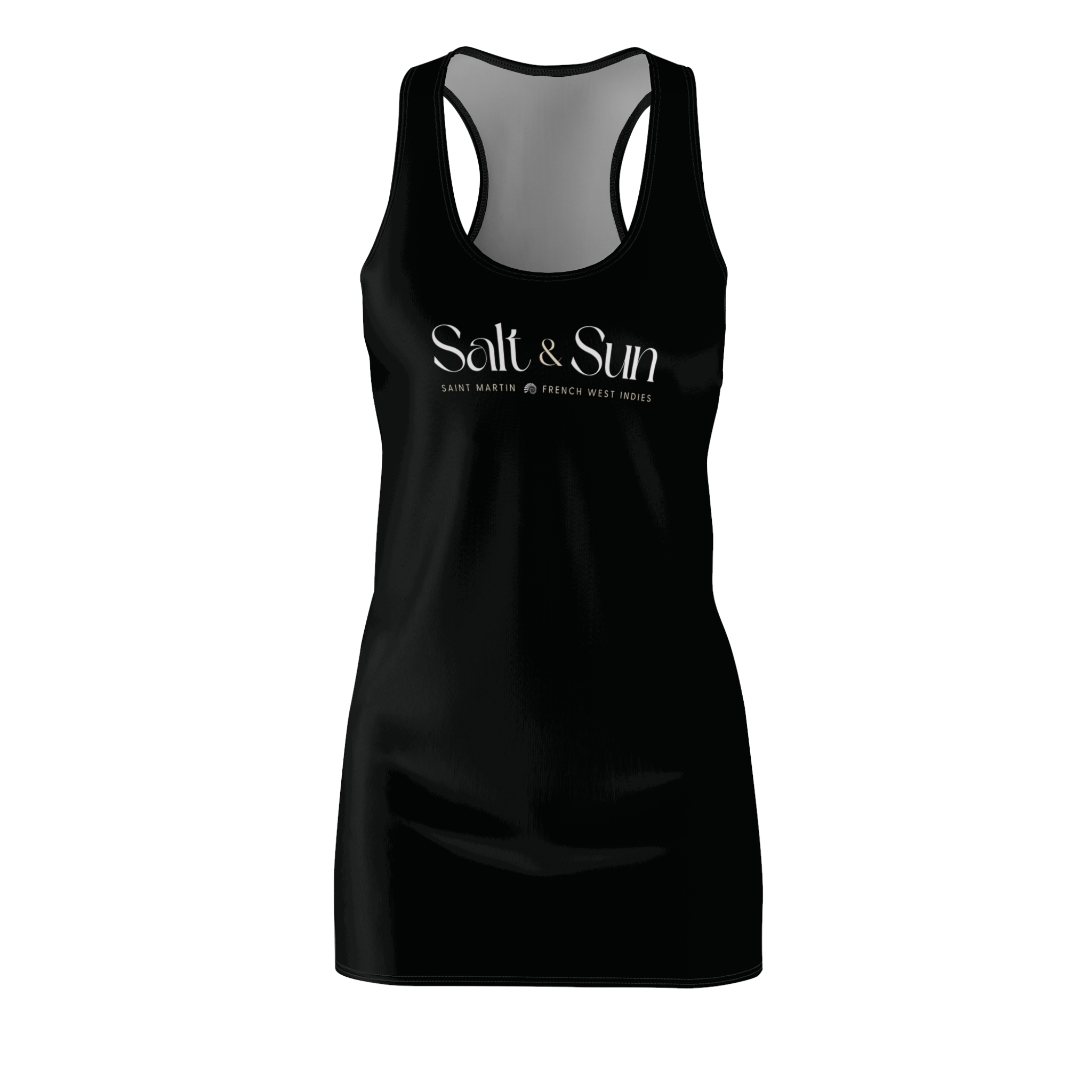 Salt & Sun Racerback Dress – Women’s Beachy Black Tank Dress